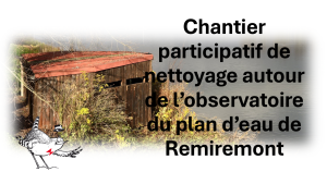 Chantier observatoire plan d'eau Remiremont